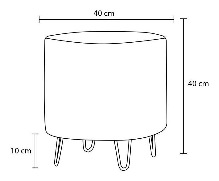 Taburete Asmoretta (antracit + Auriu)