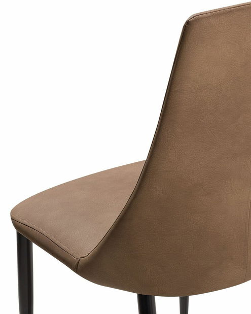 Set 2ks. jedálenských stoličiek Clenot (zlatohnedá)