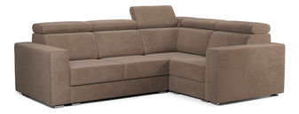 Sarokkanapé Viktoria 2R1 (J) (világosbarnal Monolith 09)