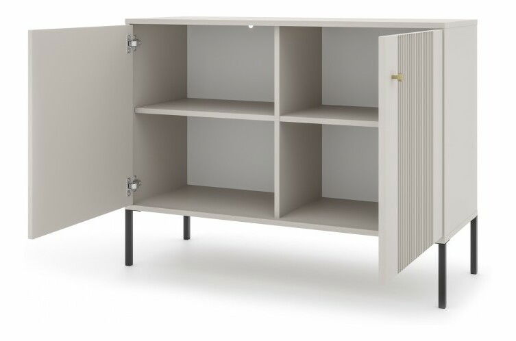 Komoda Isae 2D (kašmír + čierna)