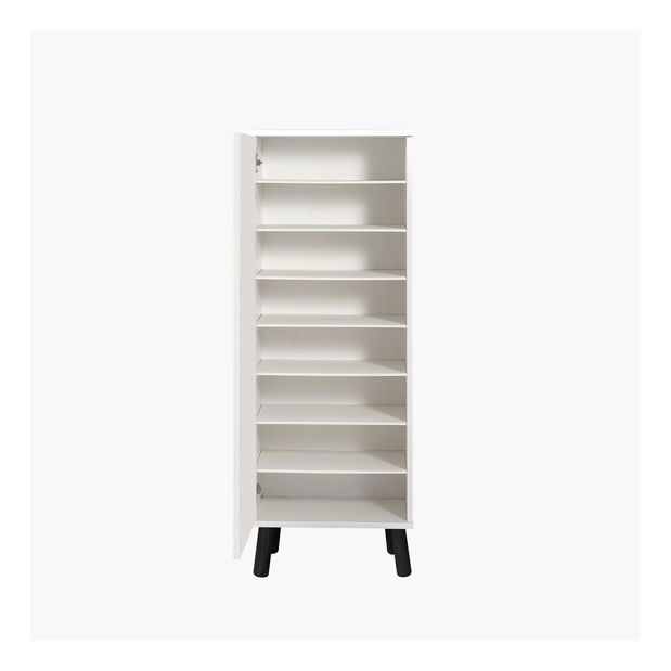 Ormarić za obuću Beside 33 (bijela + crna)