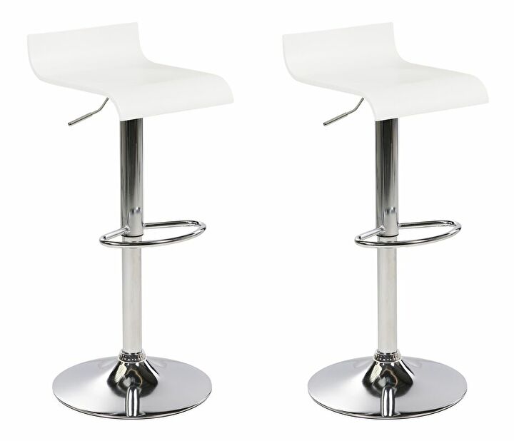 Set barskih stolica (2 kom.) Vanya (bijela) 
