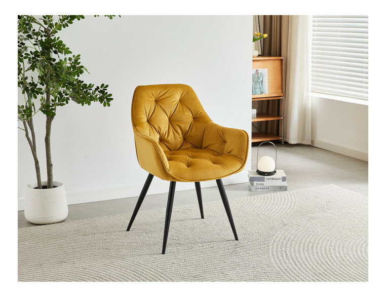 Jedálenská stolička Dummas (žltá)