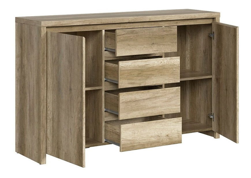 Komód Kasey KOM2D4S (monument tölgy)