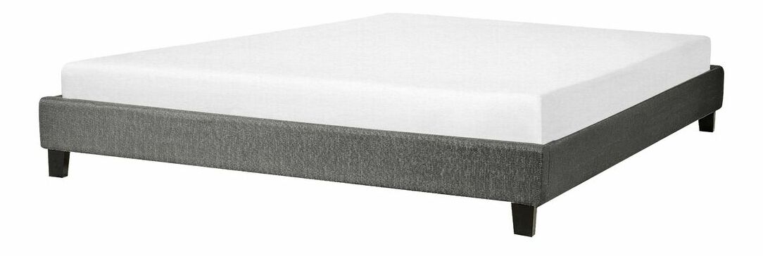 Franciaágy 180 cm ROXENNE (ágyráccsal) (szürke)