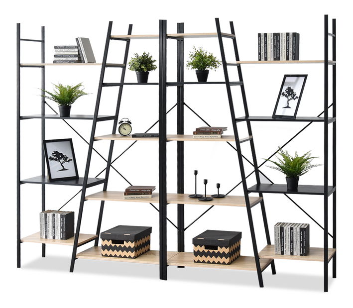 Raft Gecon Reg Zes (sonoma + negru)