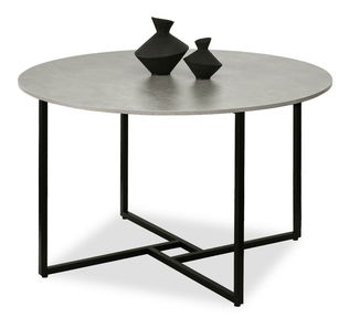 Jedálenský stôl Bird (betón + čierna)