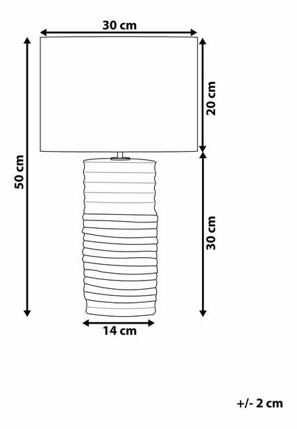 Lampă de masă Navasota (bej deschis)