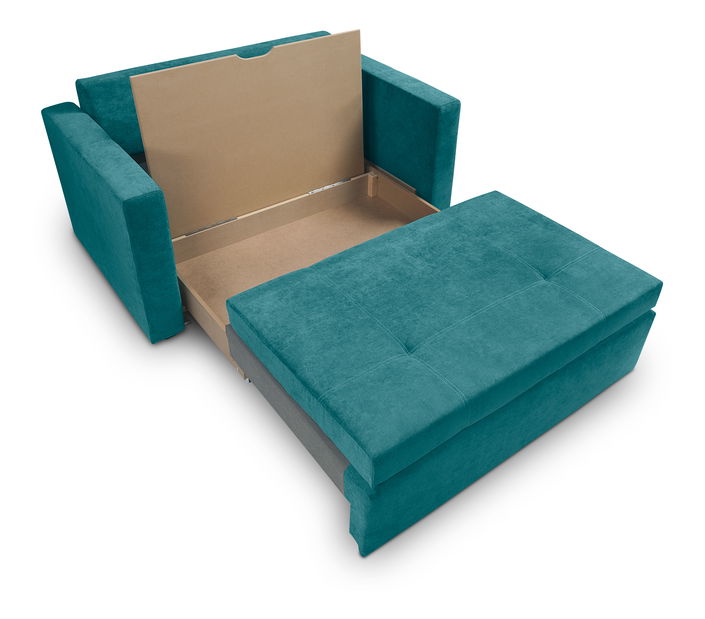 Pohovka dvojsedačka BRW Bunio 2FBK (čierna)