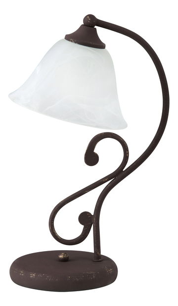 Nočná lampa Margaret (antická hnedá + biela)