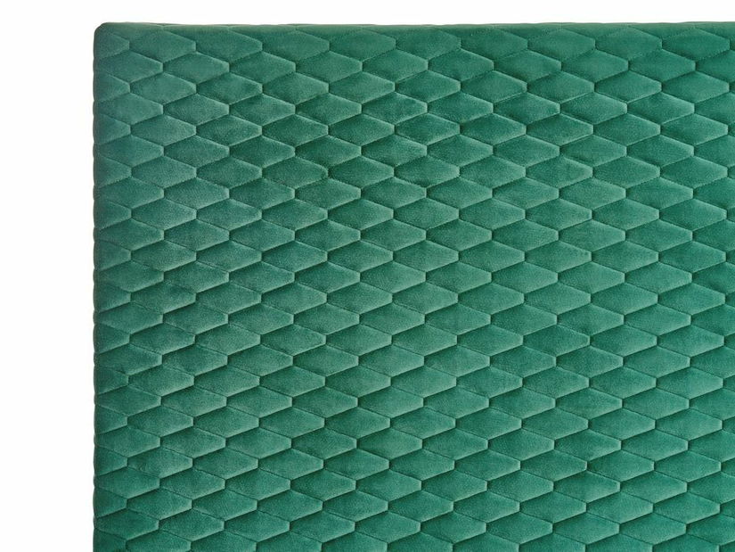 Franciaágy 160 cm BARON (ágyráccsal) (zöld)