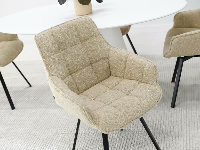 Scaun Aranbura (bej + auriu)