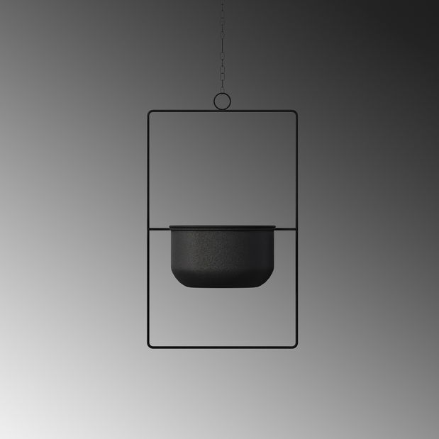 Dekoratívny hrniec Prepare (čierna)