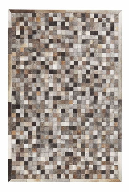 Koberec 160x230 cm ALUMUR (patchwork hnedá)