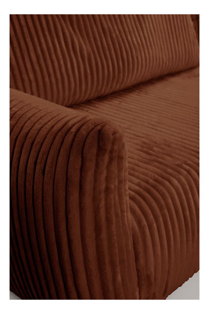 Sarok ülőgarnitúra Alondra (rozsda) (J)