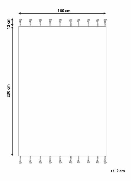 Tepih 160 x 230 cm Corriu (bež)