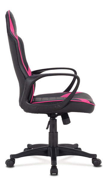 Kancelárske/herné kreslo Ysnia-Y207-PINK (čierna + ružová)