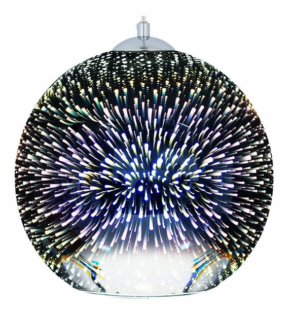 Závesná lampa Setera (strieborná)