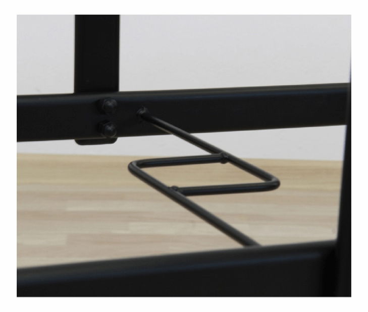 Kerti asztal Pannal (fekete)