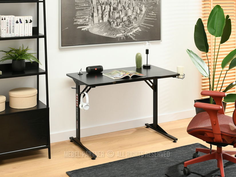 PC stolić Matts 115 (crno drvo + crna)