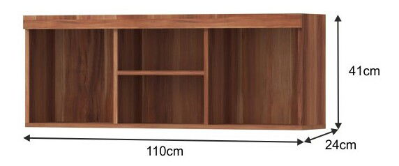 Viseća polica Chamina 6 (šljiva) *rasprodaja