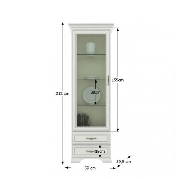 Vitrin Tanya Typ 04 1W2S