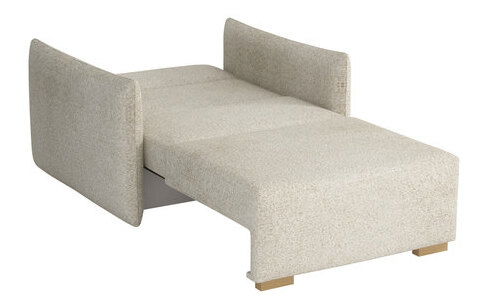 Rozkladacie kreslo Carivia Glov I (svetlohnedá) (s úl. priestorom)