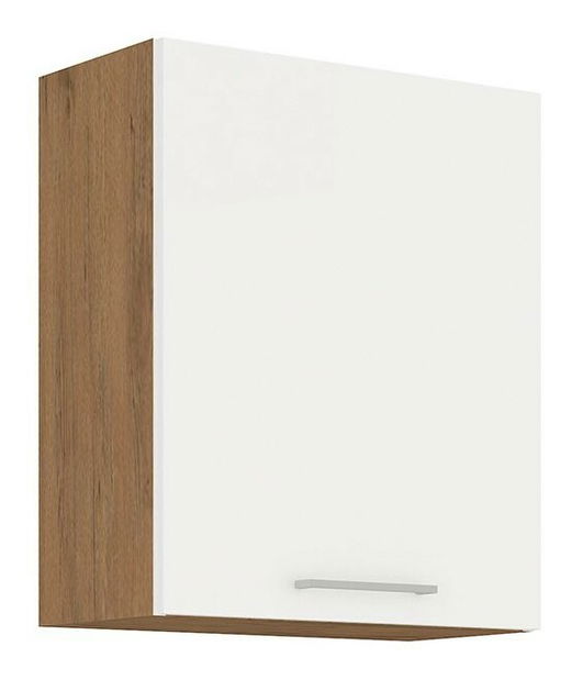 Horná kuchynská skrinka 60 G-72 1F Woody (Dub lancelot + Biely lesk)