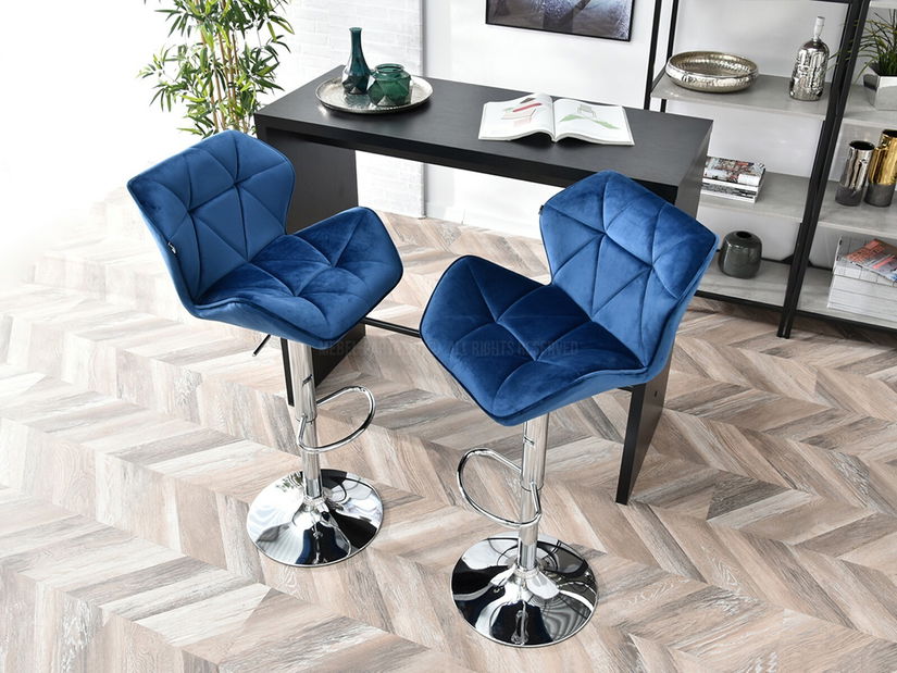 Stolička Huhu (námornícka + čierna)