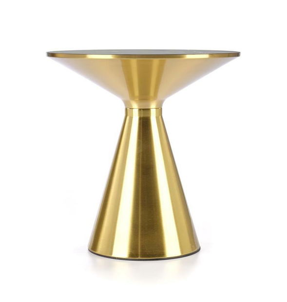 Stolić za kavu Therese (crni mramor + zlatna)