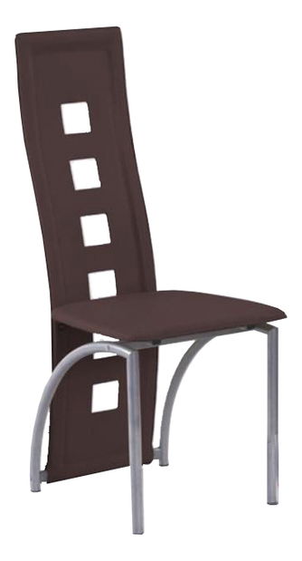 Jedálenská stolička K4 M hnedá