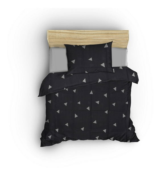 Posteľná bielizeň 140 x 200 cm Untina (sivá + biela)