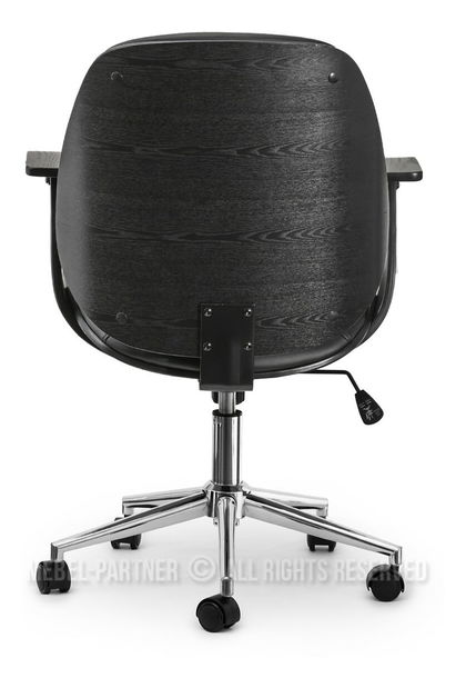 Kreslo Raynold (čierne drevo + chrómová)