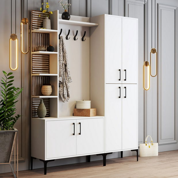 Mobilier hol Valery 5 (alb)