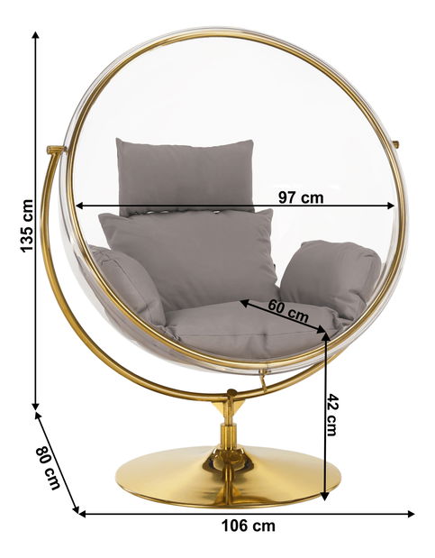 Fotoliu suspendat- Tempo Kondela