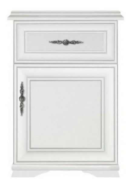 Comodă Kuito KOM1D1SL + P (alb)