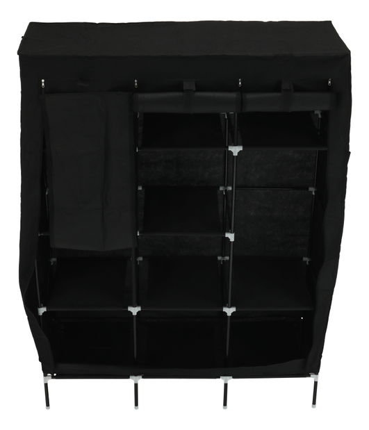 Šatníkový organizér Terion (čierna)