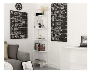 Regál Alexisa (fehér)