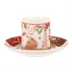 Bögrék csészealjakkal POR001-3 (többszínű)