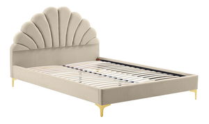 Bračni krevet 160 cm Isador (bež)