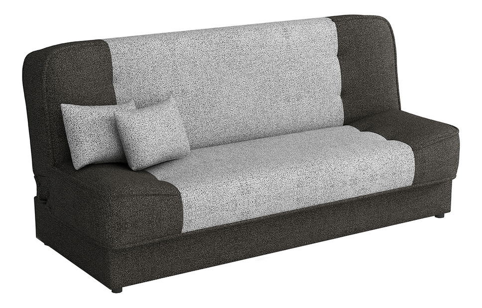 Pohovka trojsedačka Asora (hnedá + svetlohnedá)