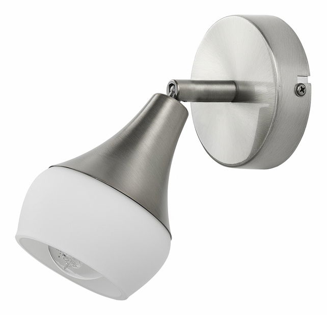 Nástenná lampa Antler I (strieborná)