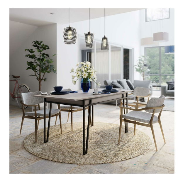 Széthúzható étkezőasztal (6 fő részére) Patron (világos mokka)