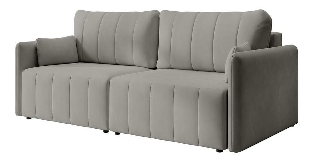Sofa Perkley (svijetlosiva + crna)