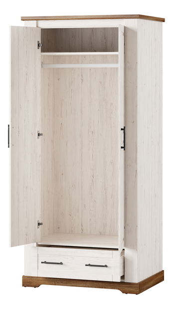 Ormar za garderobu Cantaro 70 (bor andersen + hrast stirling)