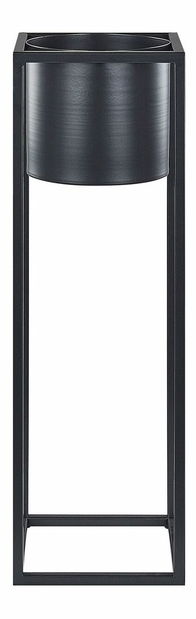 Ghiveci flori cu suport 50 cm Idrie (Negru)