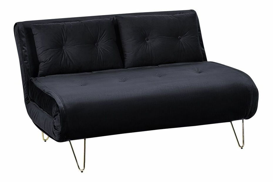 Pohovka dvojsedačka Vignette (čierna) 