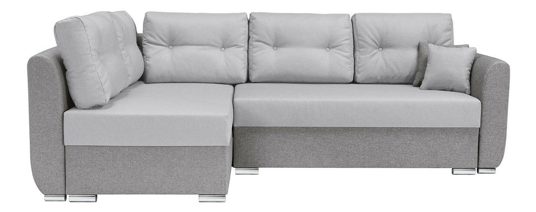 Rohová sedačka BRW Leon Lux 3DL (sivá) (L)