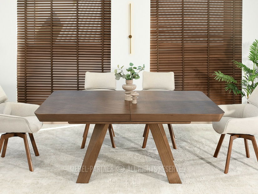 Masă sufragerie Obviamente (nuc)