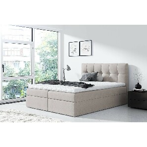 Pat de o persoană boxspring Maddox (120x200) (Rico 1)